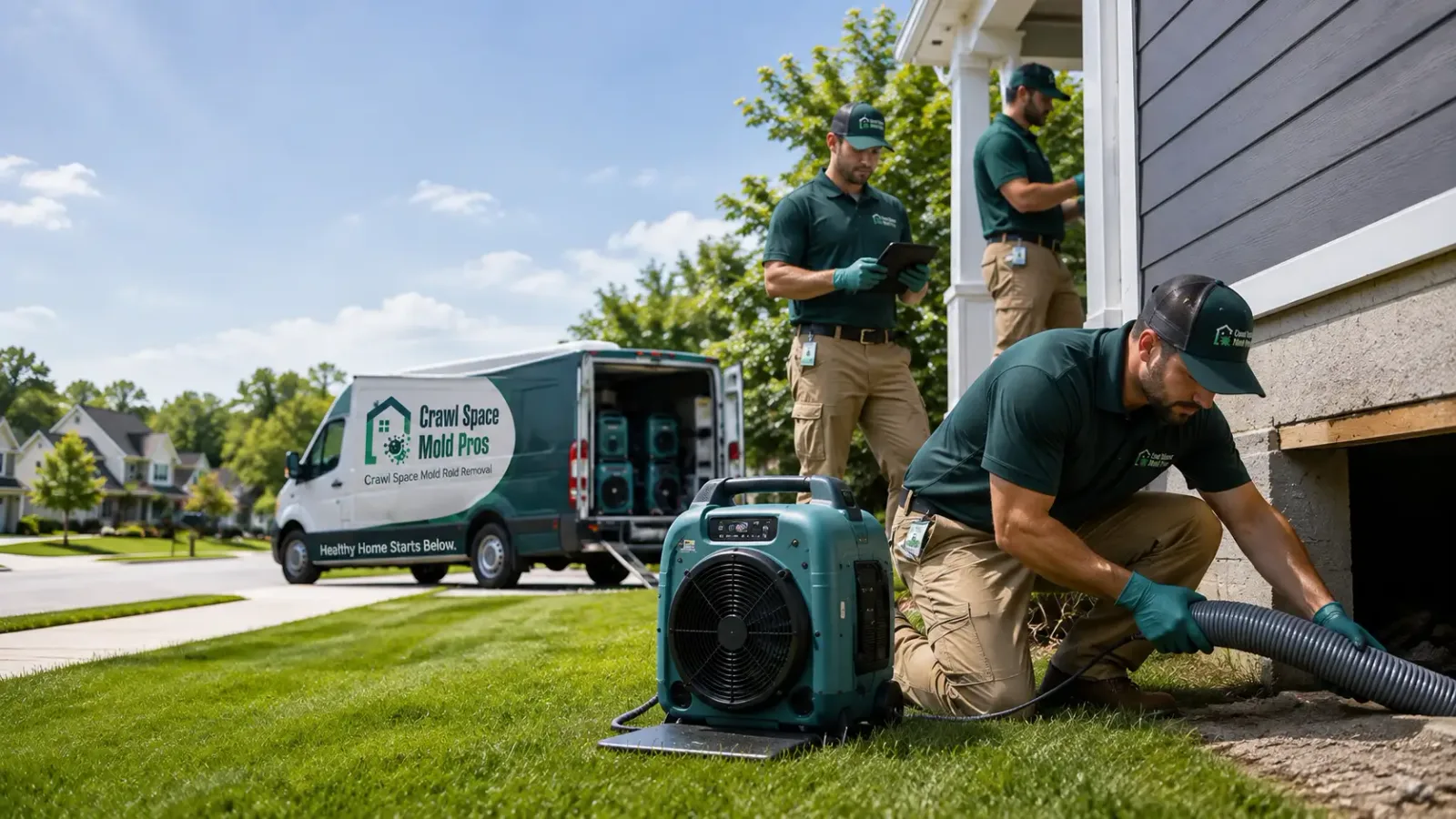 Crawl Space Mold Removal in Jeffersonton, VA